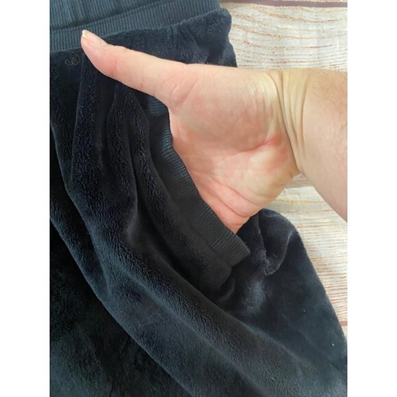 Athleta Women's Black Velvet Double Cozy Karma Joggers - 3XL - Picture 11 of 14